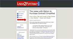 Desktop Screenshot of lease2purchase.com